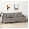 Image de Canapé à 3 places Taupe 180 cm Tissu