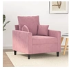 Image de Fauteuil Rose 60 cm Velours359286