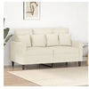 Image de Canapé à 2 places Crème 120 cm Velours359301