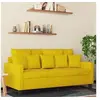 Image de Canapé à 2 places Jaune 140 cm Velours