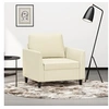 Image de Fauteuil Crème 60 cm Similicuir