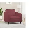 Image de Fauteuil Rouge bordeaux 60 cm Tissu359349