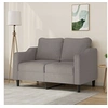Image de Canapé à 2 places Taupe 140 cm Tissu359358