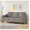 Image de Canapé à 3 places Taupe 180 cm Tissu