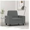 Image de Fauteuil Gris foncé 60 cm Tissu
