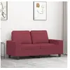 Image de Canapé à 2 places Rouge bordeaux 120 cm Tissu