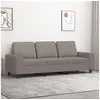 Image de Canapé à 3 places Taupe 180 cm Tissu