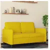 Image de Canapé à 2 places Jaune 120 cm Velours