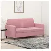 Image de Canapé à 2 places Rose 140 cm Velours359445