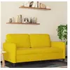Image de Canapé à 2 places Jaune 140 cm Velours