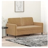 Image de Canapé à 2 places Marron 140 cm Velours