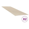 Image de Lattes de rechange pour sommier avec 48 lattes 2 pcs 70x200 cm, cadre de lit, sommier, Latte de rechange pour sommier 3203723