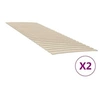 Image de Lattes de rechange pour sommier avec 48 lattes 2 pcs 80x200 cm, cadre de lit, sommier, Latte de rechange pour sommier 3203724