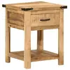 Image de Table de Chevet, Armoire de Nuit avec Tiroir, Table de Téléphone, Meuble de Rangement Chambre, Moderne, Bois de 372716