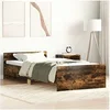 Image de Bedframe zonder matras hout gerookt eikenkleurig 90x200 cm835929