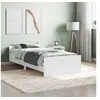 Image de Cadre de lit sans matelas blanc 90x190 cm bois d ingénierie