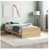 Image de Cadre de lit sans matelas chêne sonoma 90x190 cm