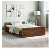 Image de Bedframe hoofd- en voeteneinde bruin eikenkleur 120x200 cm3203746