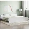 Image de Cadre de lit sans matelas blanc 180x200 cm