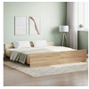 Image de Cadre de lit sans matelas chêne sonoma 180x200 cm