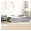 Image de Cadre de lit tête de lit et pied de lit gris sonoma 180x200 cm 3203773