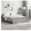 Image de Cadre de lit sans matelas sonoma gris 140x190 cm
