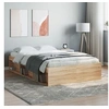 Image de Cadre de lit sans matelas chêne sonoma 120x200 cm