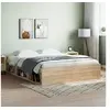 Image de Cadre de lit sans matelas chêne sonoma 160x200 cm