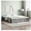 Image de Cadre de lit gris béton 180x200 cm super king 3203883
