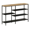 Image de Table console 110x30x75 cm bois de manguier massif brut et fer372730