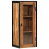 Image de Badkamerwandkast 40x30x90 cm massief acaciahout en ijzer372745