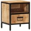 Image de Table de chevet 40x35x50 cm bois de manguier massif