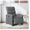 Image de Fauteuil électrique réglable tissu gris foncé