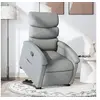 Image de Fauteuil de relaxation inclinable tissu gris clair