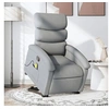 Image de Fauteuil de massage, relaxation tissu gris clair