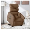 Image de Fauteuil de massage, relaxation tissu marron
