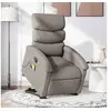 Image de Fauteuil inclinable de massage Taupe Tissu 3203998