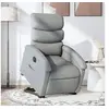 Image de stoel électrique réglable tissu gris clair
