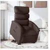 Image de stoel électrique tissu marron foncé