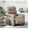 Image de Fauteuil réglable électrique similicuir cappuccino