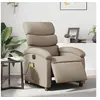 Image de Fauteuil de massage, relaxation électrique similicuir cappuccino