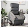 Image de stoel similicuir gris