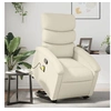 Image de Fauteuil de massage, relaxation similicuir crème