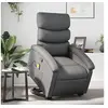 Image de Fauteuil de massage, relaxation similicuir gris