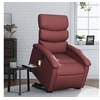Image de Fauteuil de massage, relaxation similicuir bordeaux