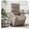 Image de Fauteuil de massage, relaxation similicuir cappuccino