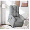 Image de Fauteuil de massage, relaxation tissu gris clair