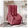 Image de Fauteuil de massage, relaxation tissu bordeaux