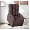 Image de stoel électrique tissu marron foncé