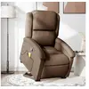 Image de Fauteuil de massage, relaxation tissu marron